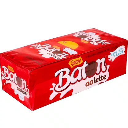 Chocolate Baton Ao Leite 16g Caixa 30 unidades Garoto