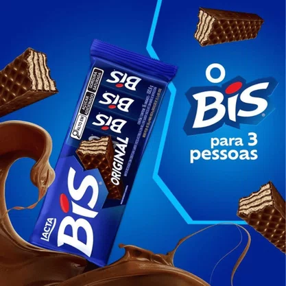 Chocolate Bis Ao Leite C/ 16 Unidades