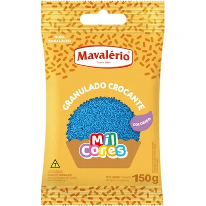 Chocolate Granulado Azul 150g Mavalerio