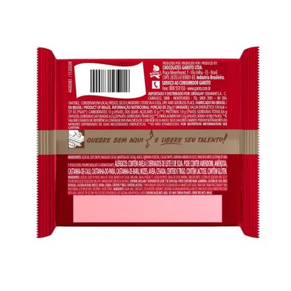 Chocolate Mini Talento Ao Leite com Avelãs 25g 15 Unidades Garoto