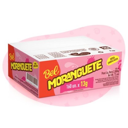 Chocolate Moranguete 13g Caixa 160 Unidades Bel