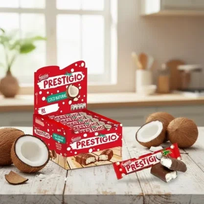 Chocolate Prestígio Ao Leite 33g Caixa 30 Unidades Nestlé