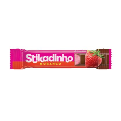 Chocolate Stikadinho Morango 12,3g Neugebauer