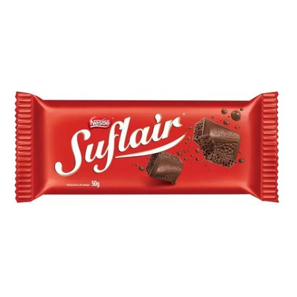 Chocolate Suflair Ao Leite 50g Caixa 20 Unidades Nestlé