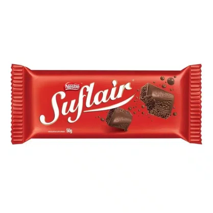 Chocolate Suflair Ao Leite 50g Caixa 20 Unidades Nestlé