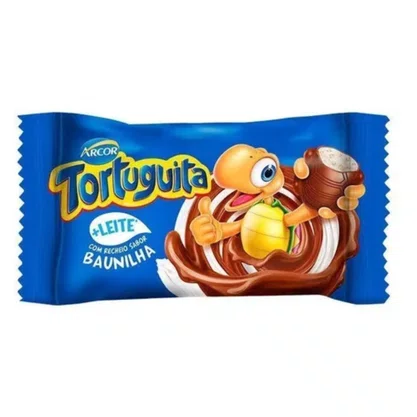 Chocolate Tortuguita Baunilha 15,5g Caixa 24 Unidades Arcor