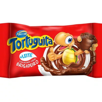 Chocolate Tortuguita Brigadeiro 15,5g Caixa 24 Unidades Arcor