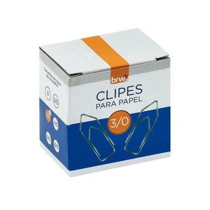 Clips Galvanizados 3/0 Com 500g BRW
