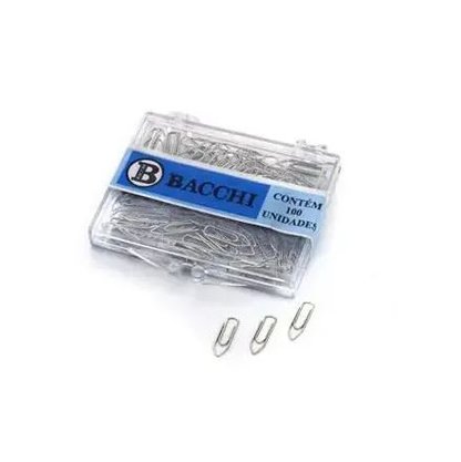 Clips N. 5 Niquelado Bacchi C/ 100 Um