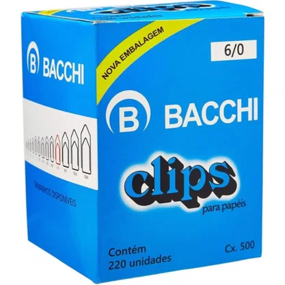 Clips N. 6/0 C/ 500g 220un Bacchi