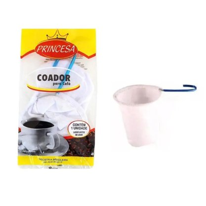 Coador para Café de Pano Princesa - 1 Unidade