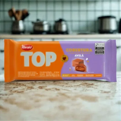 Cobertura Chocolate Ao Leite Top C/ Avela Harald 1,010 Kg