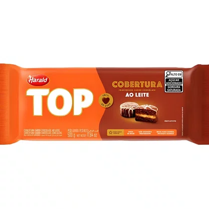 Cobertura Chocolate Ao Leite Top Harald 500g