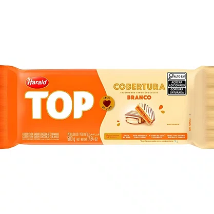 Cobertura Chocolate Branco Top Harald 500g