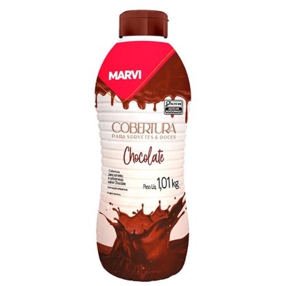 Cobertura Sorvete Chocolate 1,01kg Marvi