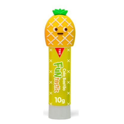 Cola Bastão 10g Abacaxi Amarela Funtastic Tris