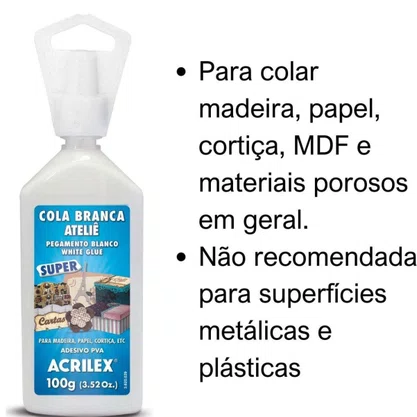 Cola Branca Ateliê Acrilex 100g
