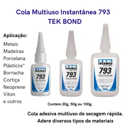 Cola Instantânea 793 20g Tek Bond