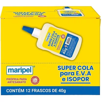 Cola Isopor Líquida 40g Maripel