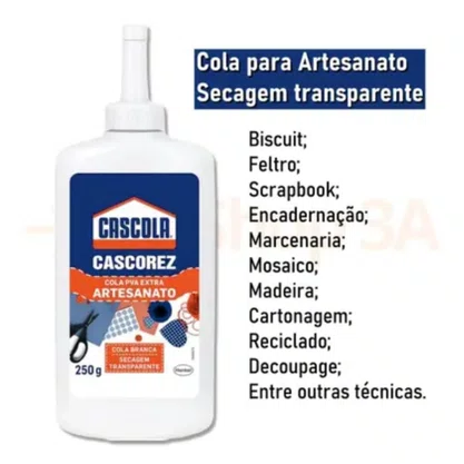 Cola para Artesanato Cascorez 250g Cascola