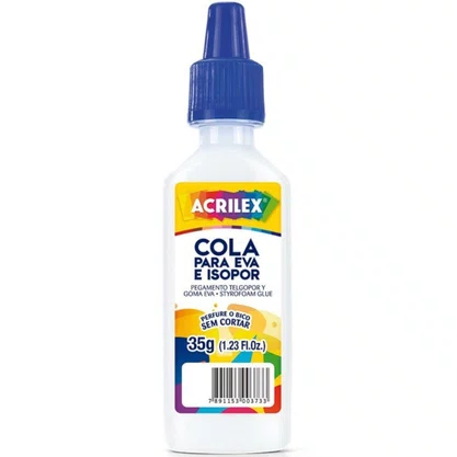 Cola Para E.V.A. e Isopor Líquida 35g Acrilex