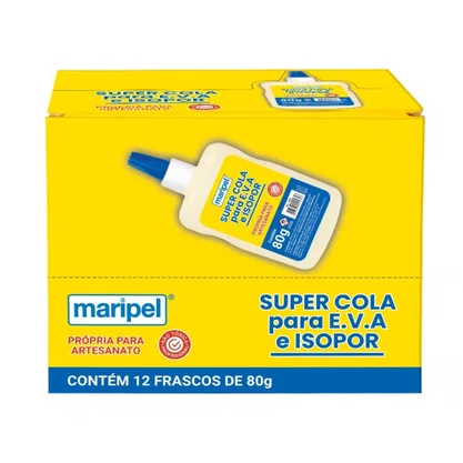 Cola Para EVA e Isopor 80g Maripel