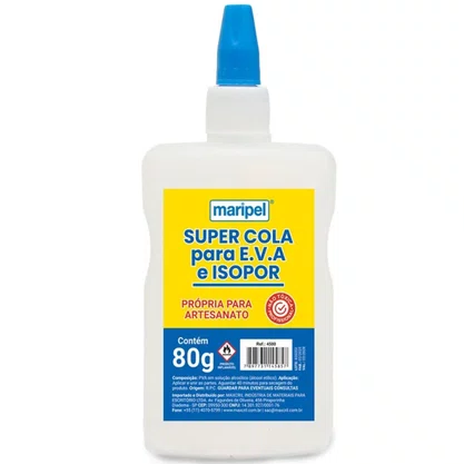 Cola Para EVA e Isopor 80g Maripel