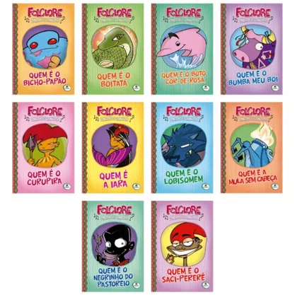 Coleção Sortido Livros Folclore Contos E Cantos