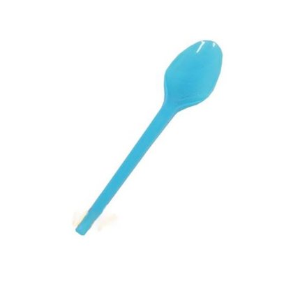 Colher de Sobremesa Azul Bebê C/50 Unidades Prafesta