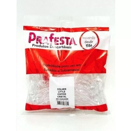 Colher Little Coffee Cristal C/200 Unidades Prafesta