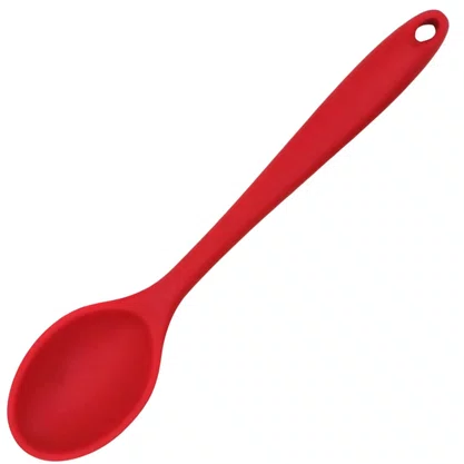 Colher Silicone Vermelha Unidade Catuai