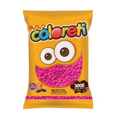Confete Coloreti Rosa 300g Jazam