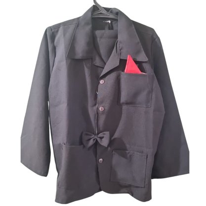 Conjunto Noivo Caipira Preto Tam G Rbranco