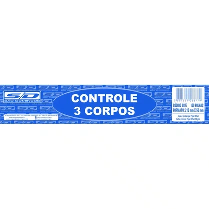 Controle 3 Corpos 100 Folhas São Domingos