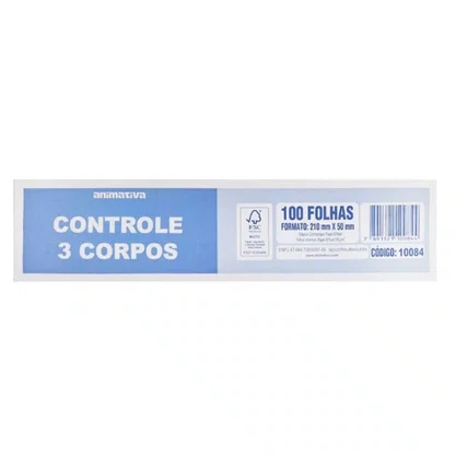 Controle 3 Corpos 100 Folhas São Domingos