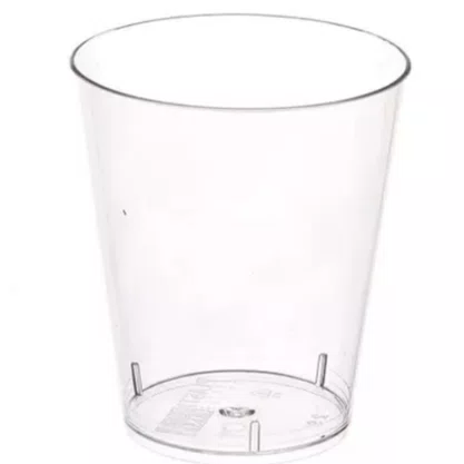Copo Acrílico 25ml Cristal com 10 Unidades Massari