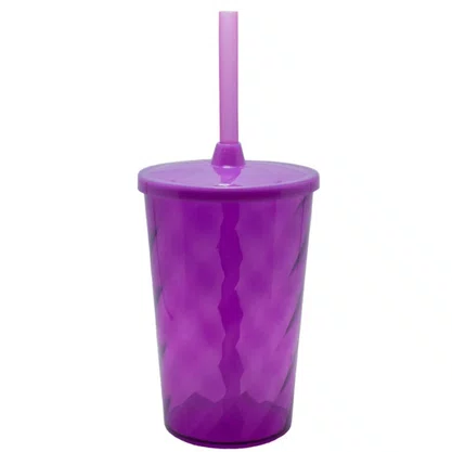 Copo Acrílico Twister 700ml Lilás Massari