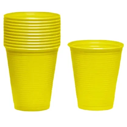 Copo Amarelo 200ml c/ 50un Louri Festas