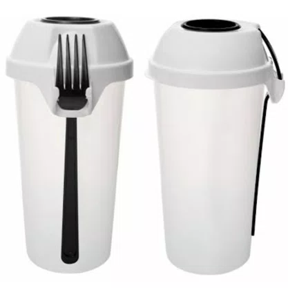 Copo de Salada 850ml com Garfo Neoplas