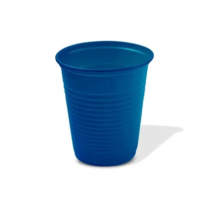 Copo Descartável 200ml Azul 25 Unidades Kaixote