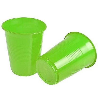 Copo Descartável Verde 200ml c/ 50un Kaixote