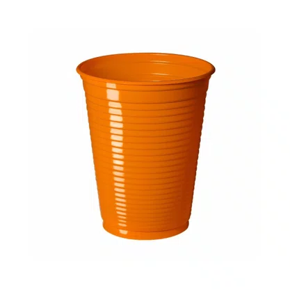 Copo Laranja 200ml com 50 Unidades Forfest