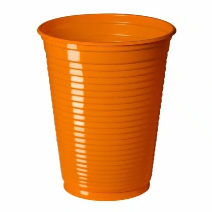 Copo Laranja 200ml com 50 Unidades Forfest