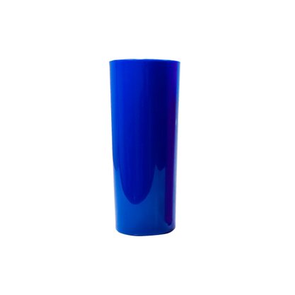 Copo Long Drink Azul Royal Translucido Unidade 350ml Massari