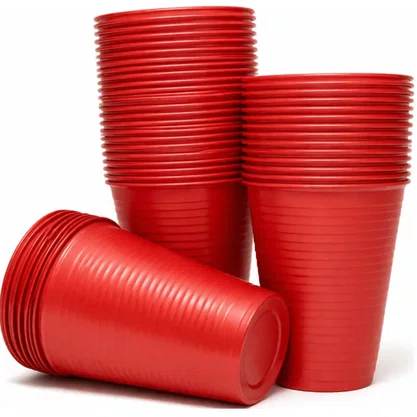 Copo Vermelho 200ml com 50 Unidades Forfest