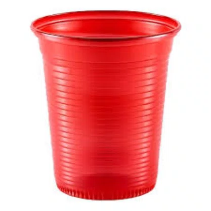 Copo Vermelho 200ml com 50 Unidades Forfest