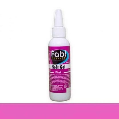 Corante Gel Rosa Fab 25g