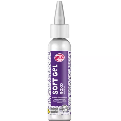 Corante Gel Roxo 25g Mix