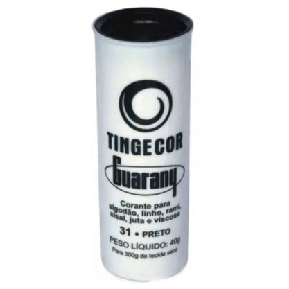 Corante Roupa Preto Guarani 40g