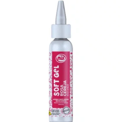 Corante Soft Gel Rosa Cereja 25g Mix